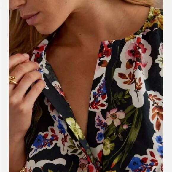 Anthropologie The Somerset Maxi Sundress Floral size XXS - Picture 4 of 7